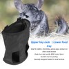 Rabbit Hay Feeder Bag Guinea Pig Hay Bag Hanging Feeder