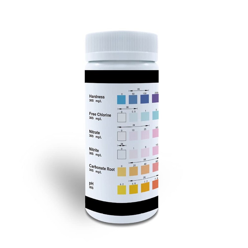 6 in 1 Aquarium Test Strips, Fish Tank Pond Test