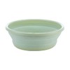 Cuenco plegable multiusos de 10 pulgadas, sin BPA, redondo, ligero,