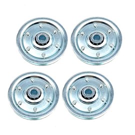 4Pcs 3 Inch Garage Door Pulley Kits,Heavy Duty Garage Door Pulley Wheel for Replacing Old Rollers