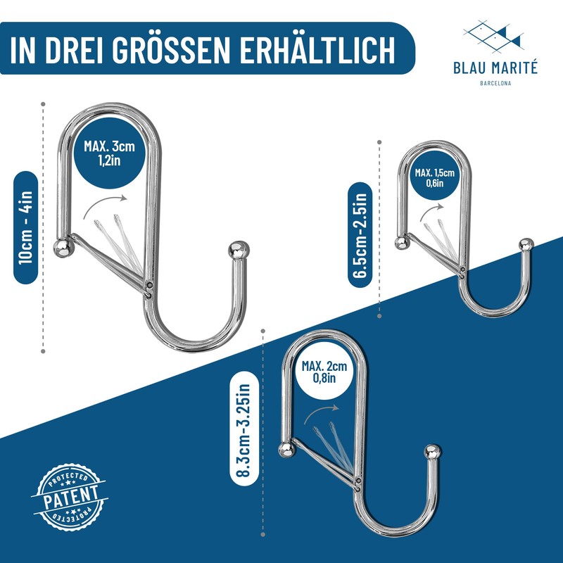 Blau Marité ROYAL Model 10 S Shaped Hooks with Fall