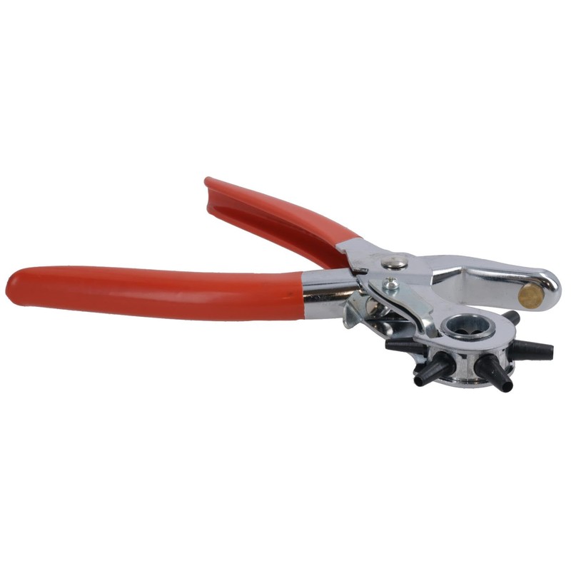 Revolving Leather Punch Pliers for Belts Cards Plastics Hole Marker
