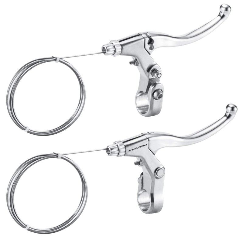 CNC Bike Brake Levers, Bicycle Brake Lever for Mountain Bike/MTB/BMX，Silver