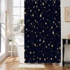 WANVYON Celestial Shower Curtain Cute Star Glitter Starry Sky Astrology