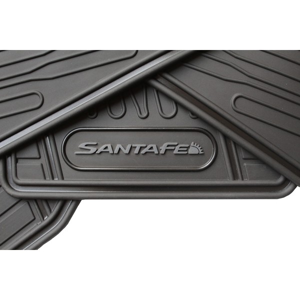 Car Floor Mats for Santa fe Genuine All Weather Rubber