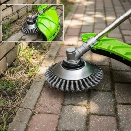 Cabezal De Alambre De Acero Para Deshierbe Universal De 8''