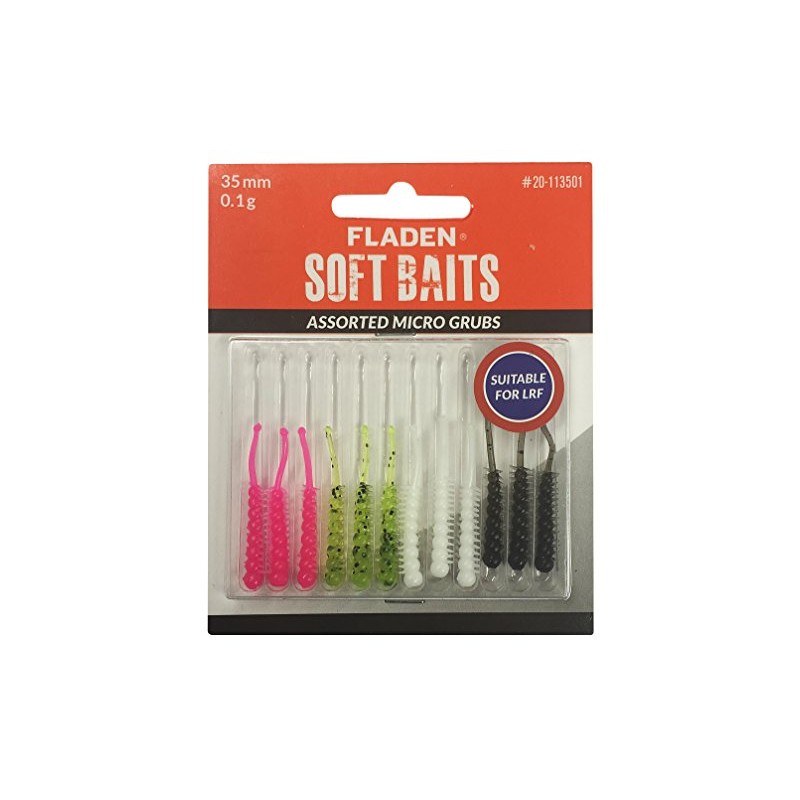 FLADEN Assorted Micro Grubs - Multi-Colour, 3.5 cm