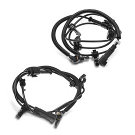 A-Premium ABS Wheel Speed Sensor Compatible with Jeep Models - Liberty 2002 2003 2004 2006 2007 - Front Driver and Passenger Side, 2-PC Set, Replace# 52128695AA, 52128695AB