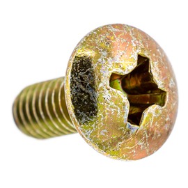 Exmark 100-5487 Plated Through Hole Screw ZA640 Z Aerator