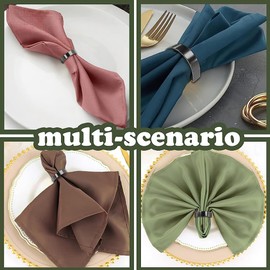 Luntfeiy Pack of 12 Suitable for Valentine's Day, Mother's Day, Thanksgiving, Christmas, Anniversary Dinner Black