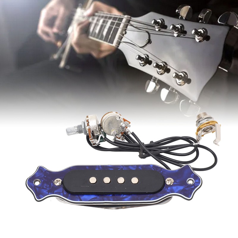 Acoustic Guitar Pickup 4 Strings Copper Coil Guitar Pickup Replacement