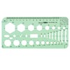 6 Pcs Plastic Measuring Templates Set Building Formwork Stencils Geometric