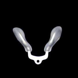 Eyeglass Saddle Bridge Nose Pads Pieces Sunglasses Silicone U-Shape Metal Core and Screwdriver for Reading Glasses