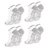 ELUTONG Women's Non Slip Yoga Socks with Grip 4 Pack