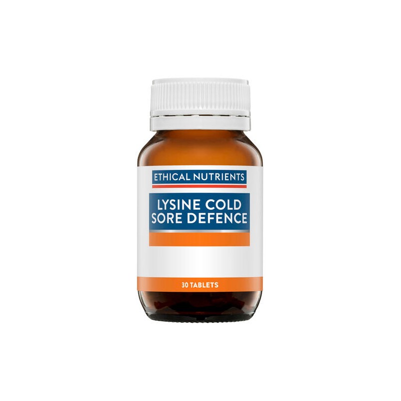 Ethical Nutrients Lysine Viral Cold Sore Defence 30 Tablets