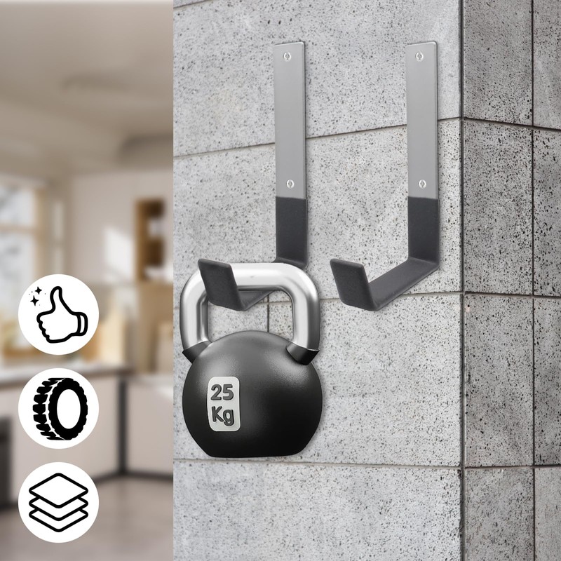 Bivethoi Heavy Duty Steel Hooks, Garage Storage Utility Hooks Garden