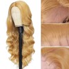 Tuheerst Blonde Human Hair Wig Body Wave Echthaar Perücke Damen