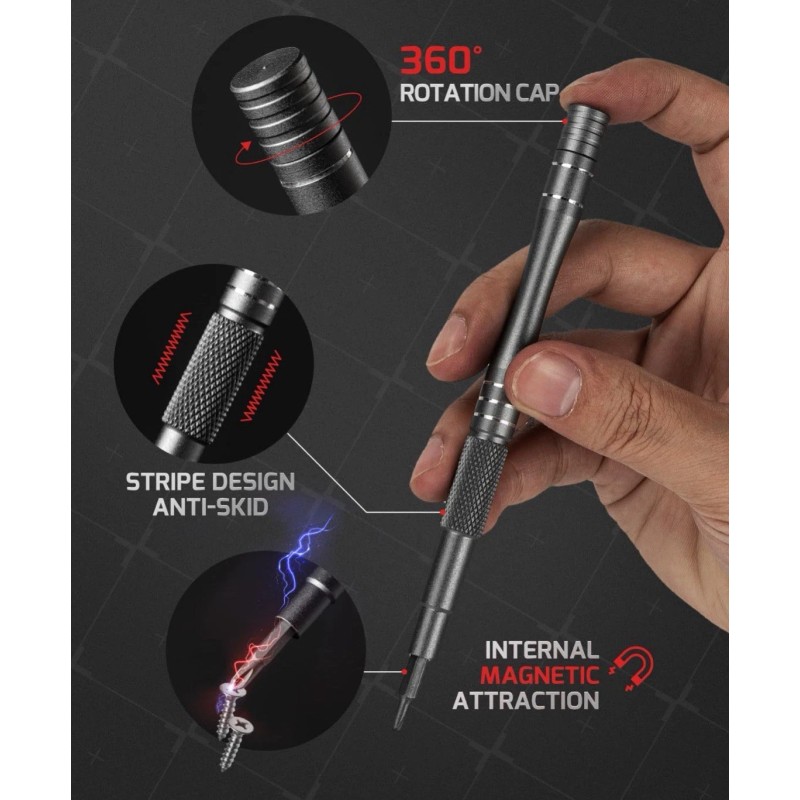 VMAN 128 in 1 Electronics Precision Screwdriver Set, Professional Magnetic