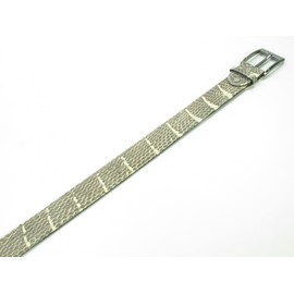 Pelgio Genuine Mangrove Snake Skin Leather Casual Men's Belt 46" Long (Natural)