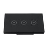3 Gang Smart WiFi Light Switch Panel Touchable Wireless APP