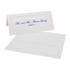 Double Line Border Printable Place Cards, Ivory, Set of 60