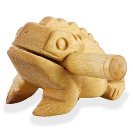 ART-CRAFT Musical Instrument Ratchet Sound Frog Wood S 11 cm