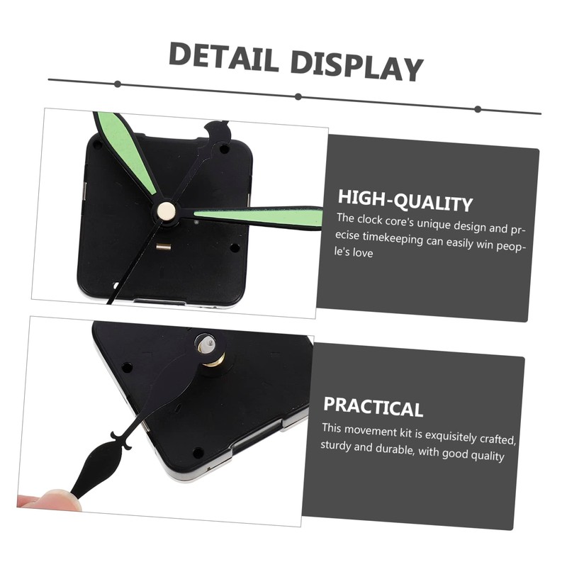 TEHAUX 6 Sets High Torque Clock Movement Kit with Various