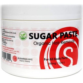 Cera orgánica de azúcar + exfoliante de miel orgánico NYC