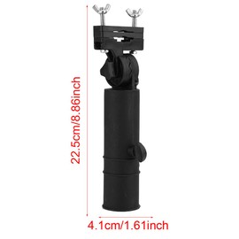 Keenso Golf Umbrella Holder Universal Golf Cart Umbrella Holder Black Golf Cart Grips
