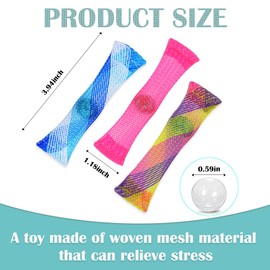 OaaXbbECco Fidget Toys Set-Stress Relief and Anti Anxiety Toys for Kids and Adults-Marble Mesh (12 Pieces)