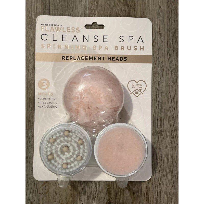 Finished Touch- Flawless SPINNING SPA BRUSH Replacement Heads 3 -