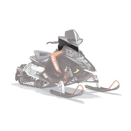 Polaris Snowmobile Tall Windshield - 2880394