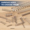 sourcing map Compression Spring 4 mm OD 0.4 mm Wire