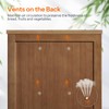 Bread Box, Bamboo Bread Box for Kitchen Countertop, 2-Tier Corner