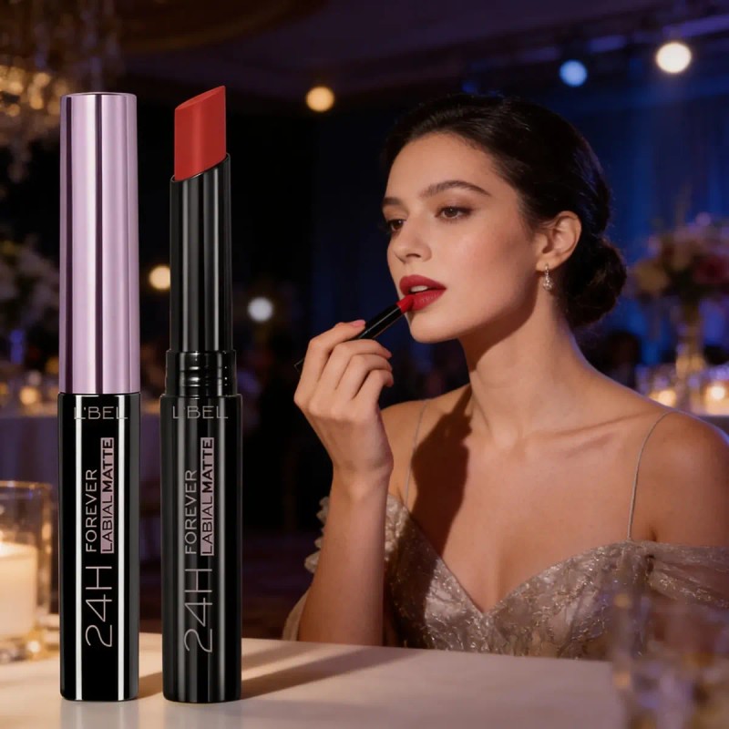 Labial Forever Lbel Barra Larga Duración Original