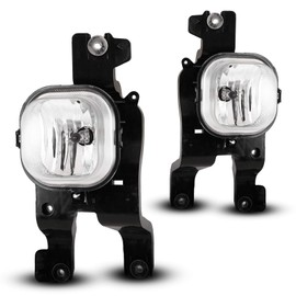 AUTOWIKI Fog Lights for 2008 2009 2010 FORD F250 350 450 550 Super Duty include Wiring Harness & Switch with Clear Lens OEM Replacement Fog Lamps 1 pair