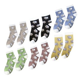 Generic Womens Sheep Novelty Socks One Size UK 4-7 EU 36-40 (UK, Numeric, 4, 7, Regular, Regular, Blue)