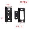 T Tulead Non-Mortise Box Hinges Chest Hinges for Furniture 2"x0.9",