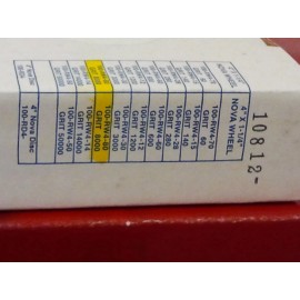 4" DIAMOND PACIFIC NOVA Polishing Resin-Bond Sanding Grinding ALL GRITS Wheel  - 4" x 1 - 1/4" 8000 Grit