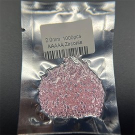 500PCS 2.5mm AAAAA Round Machine Cut Pink Loose CZ Stones Cubic Zirconia (2.5mm 500pcs)