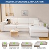 Eismodra Sectional Couch Covers Chaise Cushion Cover for Sofa L