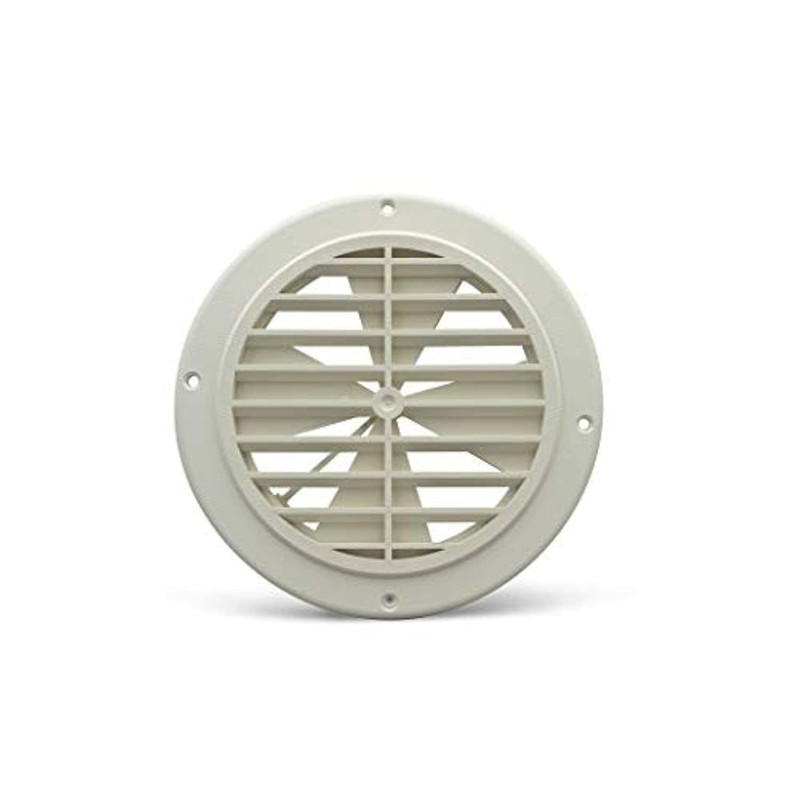 Thetford RV Camper Ceiling AC Vent with Damper White PN