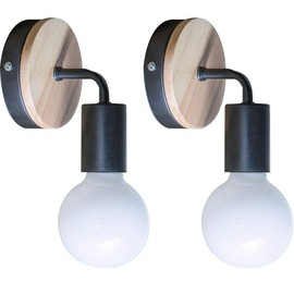 Yuenslighting Wall Lamp & Incandescent Bulbs