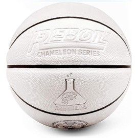 REBOILPHASE Youth Basketball Size 5(27.5") –Boys Basketball Gift- Color-Change Leather Basketball Series-2024