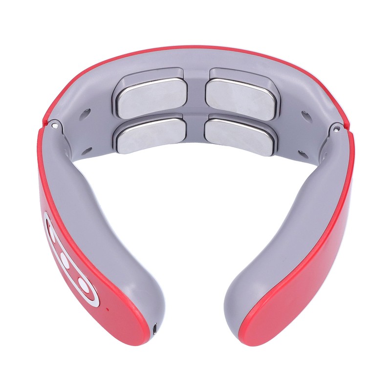 4 Massage Head Neck Massager Electric Hot Compress Relieve Fatigue
