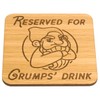 Reserved for Grumps Drink Oak Veneer Coaster (Grumps Oak Veneer)