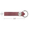 Hide & Drink, Rustic Keychain with Belt Loop, Keyring Organizer,