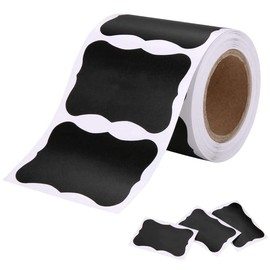 Tiardey 2 Volumes Irregular Shape Chalkboard Labels,Waterproof Reusable Blackboard Stickers Kit for Kitchen and Pantry Storage Office