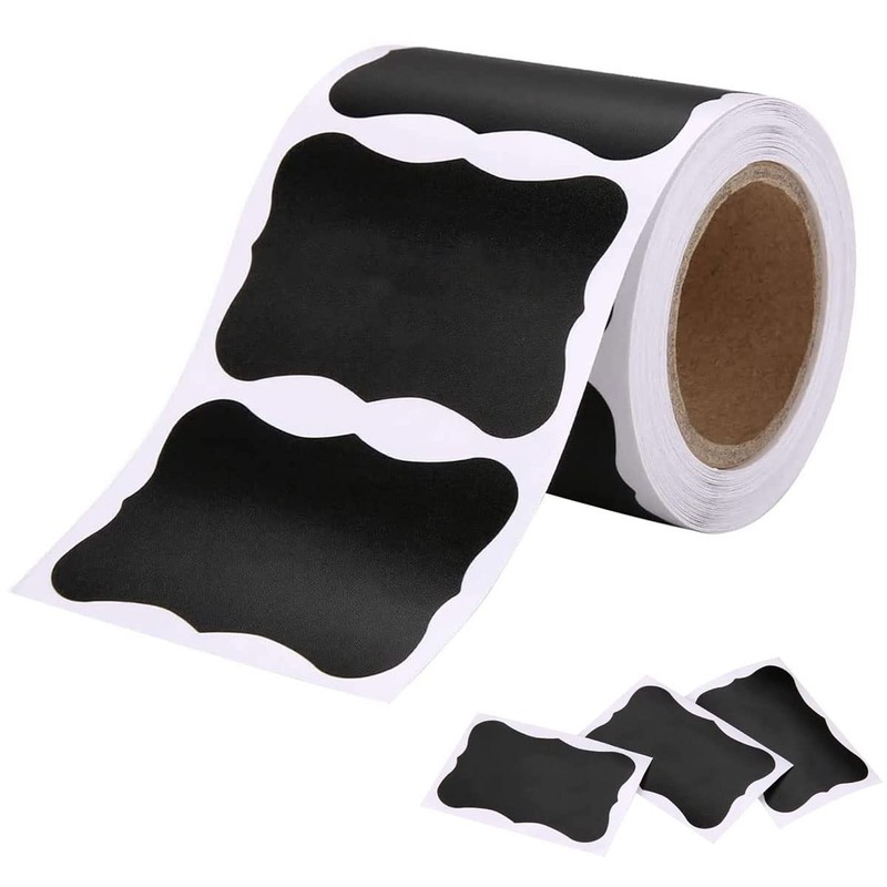Tiardey 2 Volumes Irregular Shape Chalkboard Labels,Waterproof Reusable Blackboard Stickers