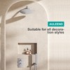 AULEEND 8 Inch Round Rain Shower head, High Flow Stainless